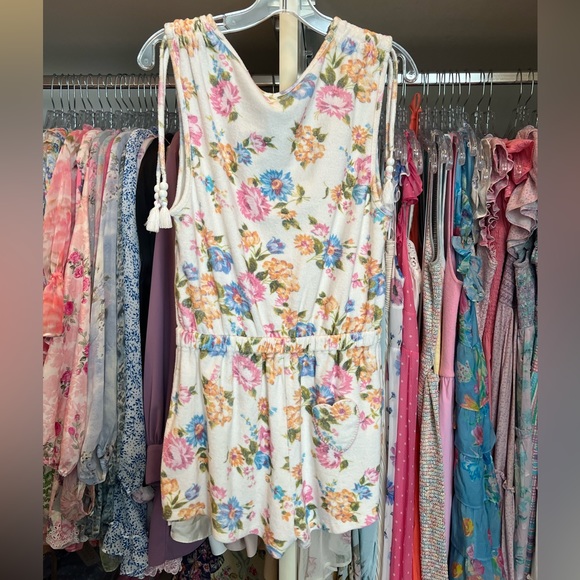LoveShackFancy Bascom Floral Romper - Picture 7 of 9